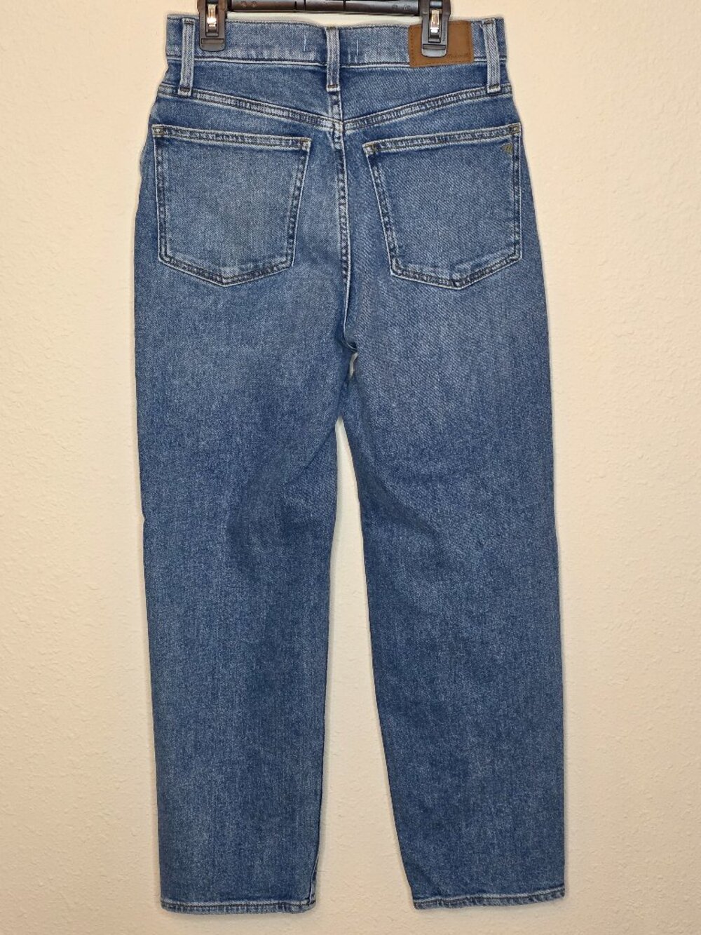 Madewell "The Perfect Vintage Straight Crop Jean" Distressed Jean, Size 26 - Picture 2 of 10